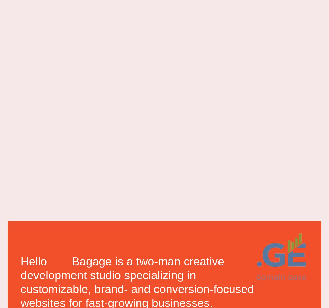 Screenshot of the site baga.ge at 2025-11-24