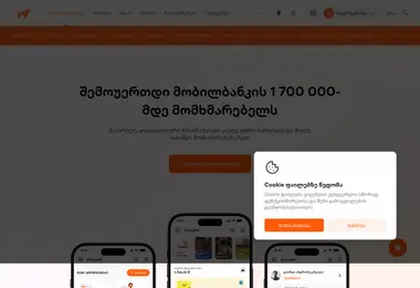 Screenshot of bank24.ge