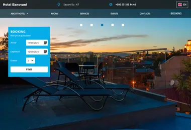Screenshot of banovani.ge