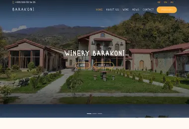 Скриншот barakoniwinery.ge