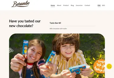 Screenshot of barambo.com.ge