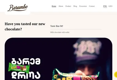 Screenshot of barambo.ge