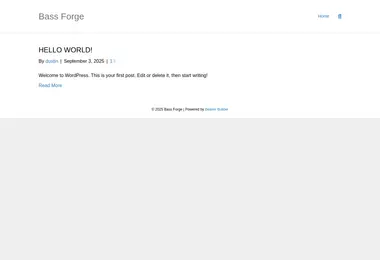 Screenshot of bassfor.ge