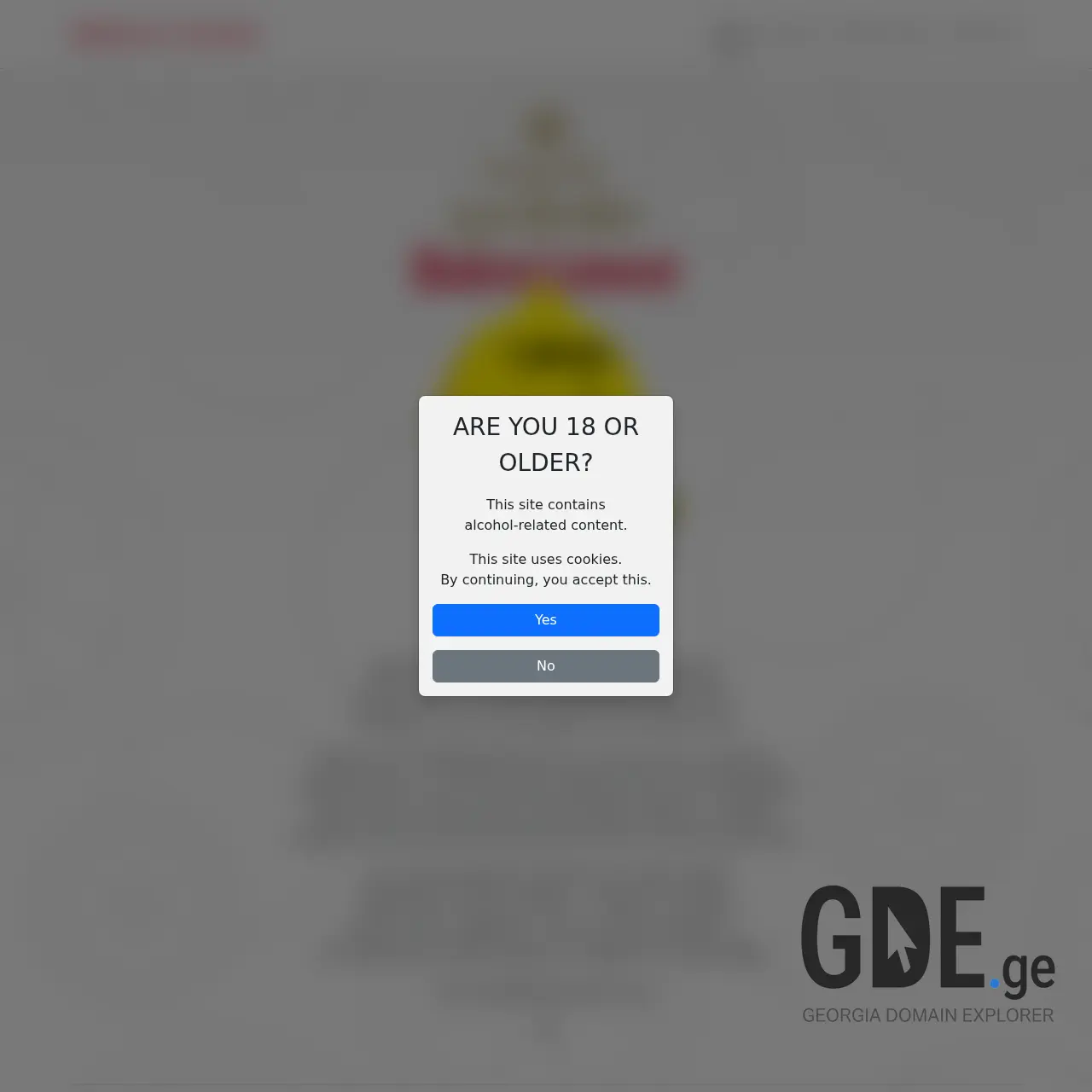 Screenshot of the site batonilimoni.ge at 2025-12-08