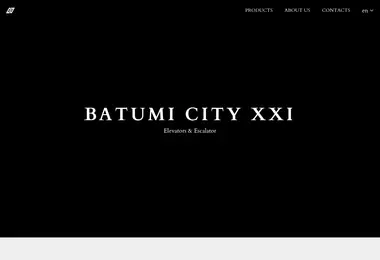 Screenshot of batumicity21.ge