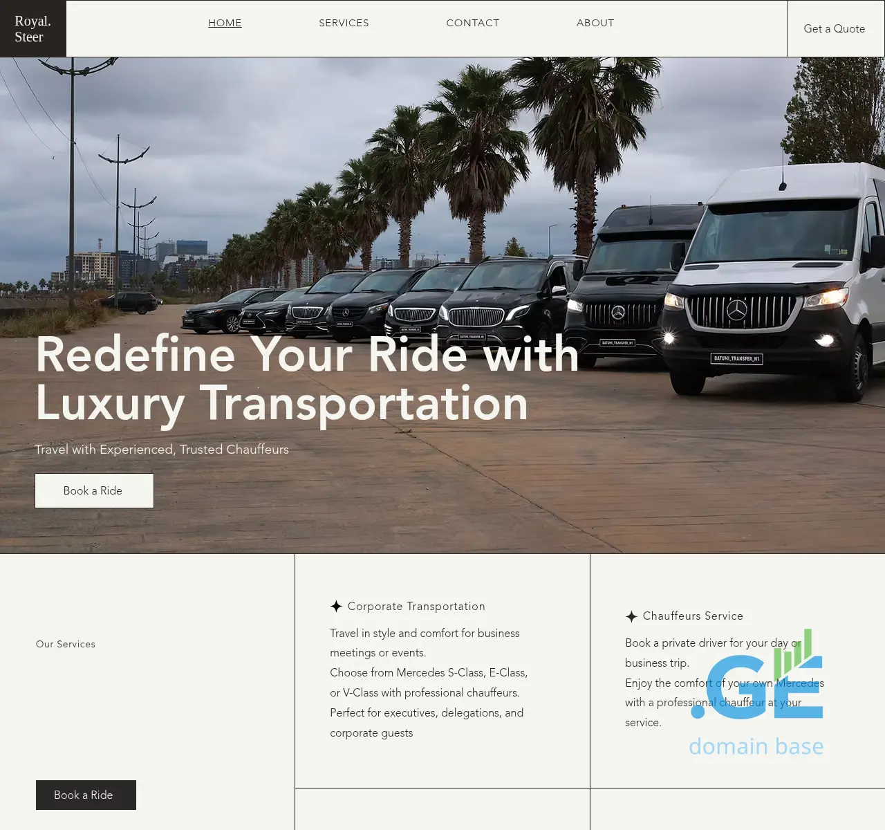 Screenshot of the site batumitransfern1.ge at 2025-11-10