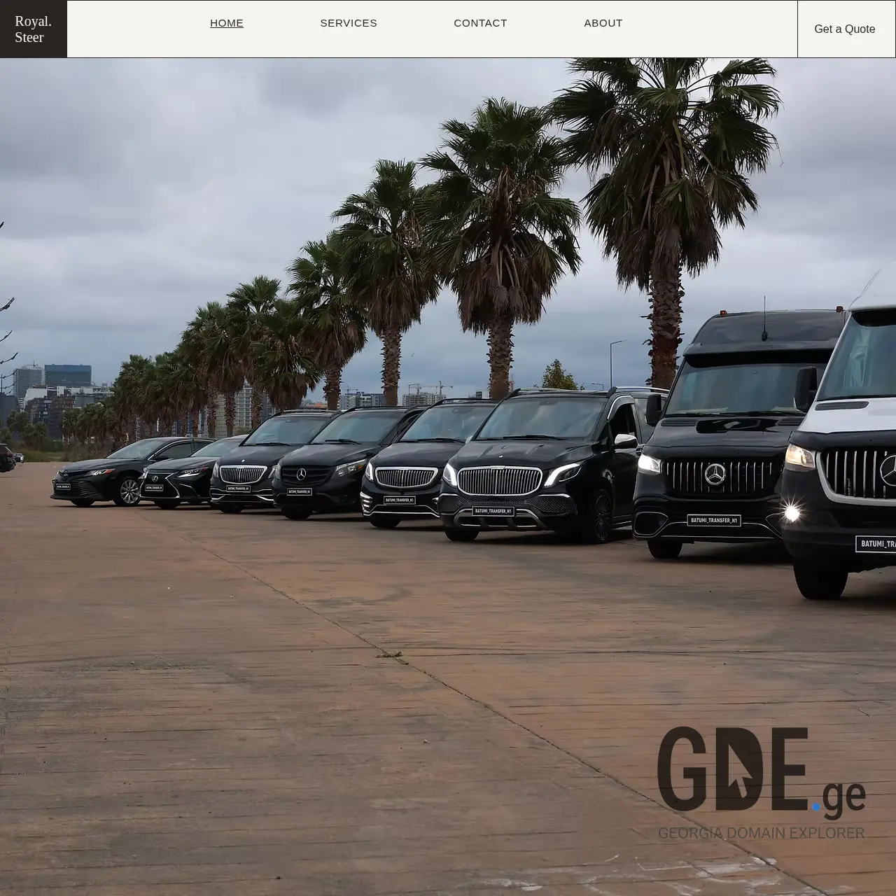 Screenshot of the site batumitransfern1.ge at 2025-12-15