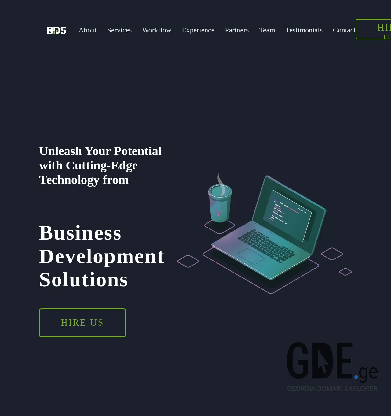 Screenshot of the site bds.ge at 2025-11-29