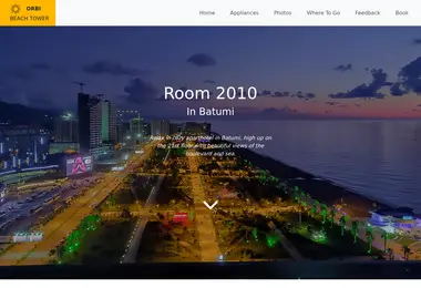 beachtower2010.ge-ის ეკრანის სურათი
