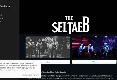 Screenshot of beatles.ge