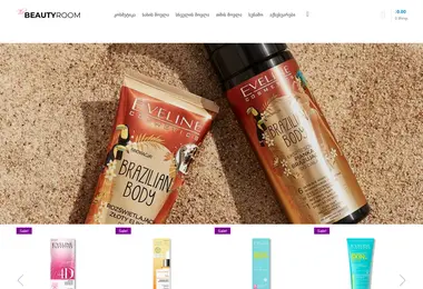 Скриншот beautyroom.ge