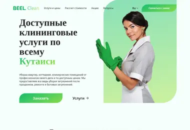 Screenshot of beel-clean.ge
