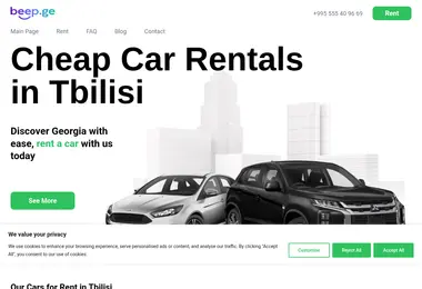 Screenshot of beep.ge