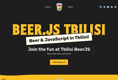 Скриншот beerjs.ge