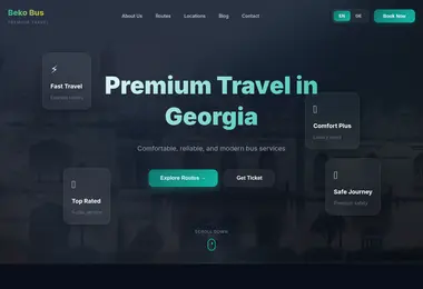 Screenshot of beko-bus.ge