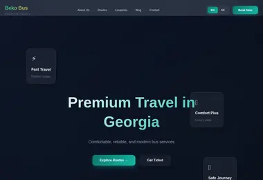 Screenshot of beko-bus.ge