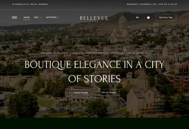 Скриншот bellevue.ge