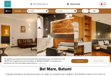 Скриншот belmare.ge