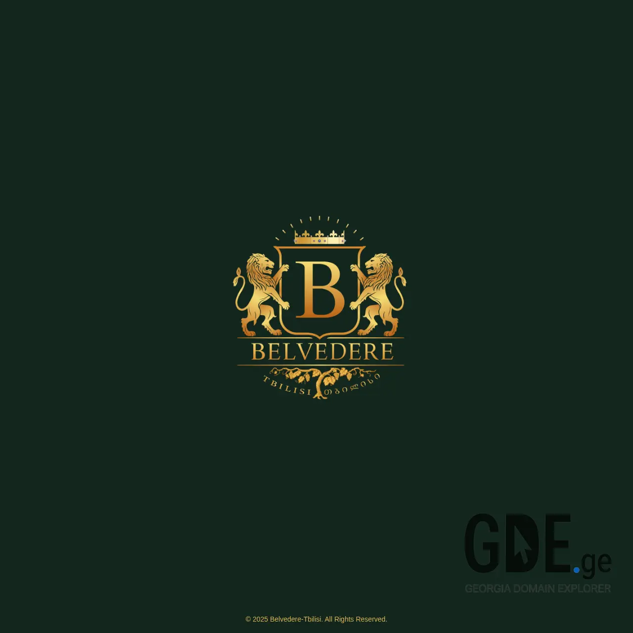 Screenshot of the site belvedere-tbilisi.ge at 2025-12-08