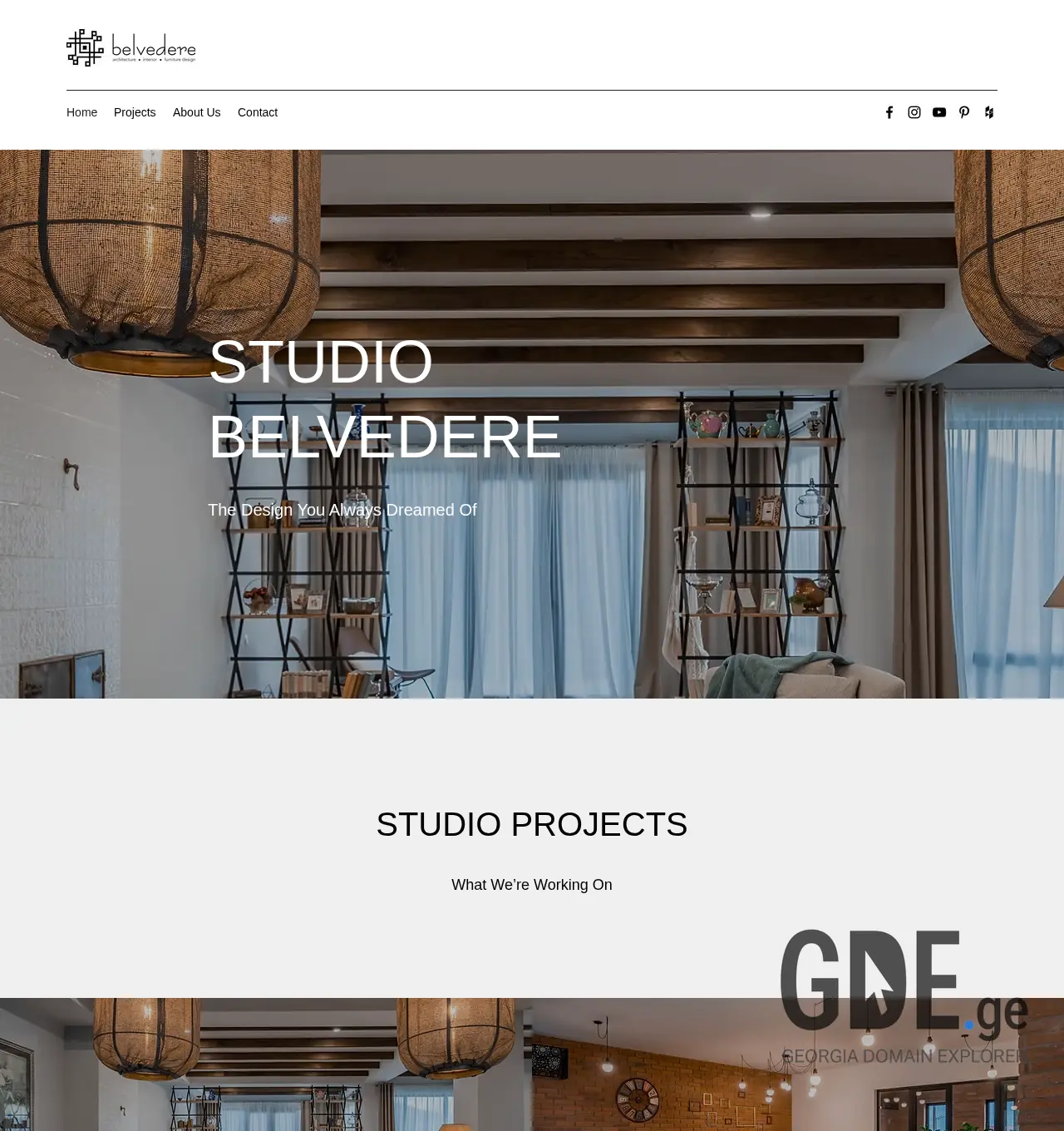 Screenshot of the site belvedere.ge at 2025-11-30