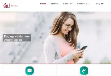 Screenshot of bemobile.ge