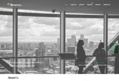 Screenshot of benefica.ge