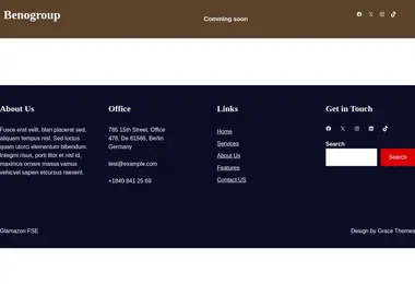 Screenshot of benogroup.ge
