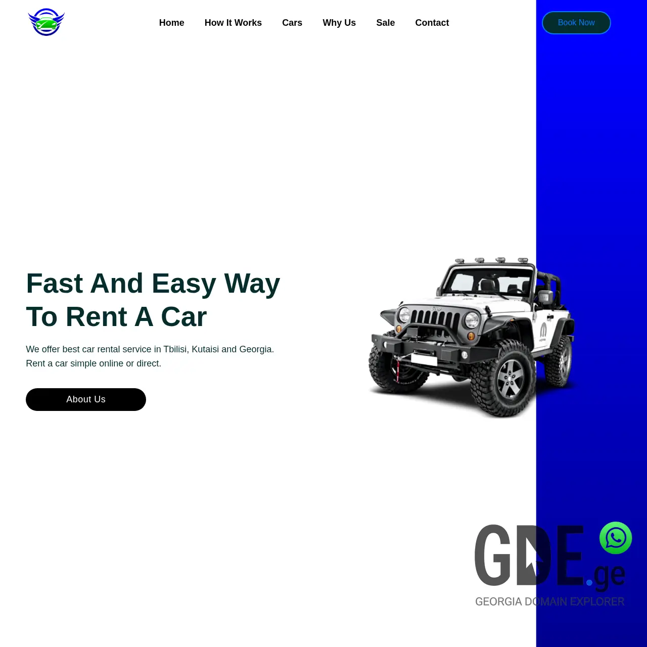Screenshot of the site bestcarrent.ge at 2025-12-07