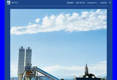 Screenshot of betali.ge