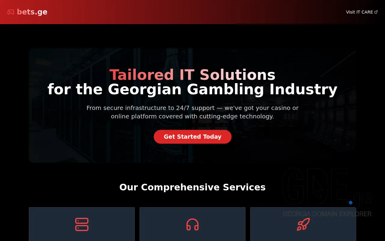 Screenshot of the site bets.ge at 2025-11-28