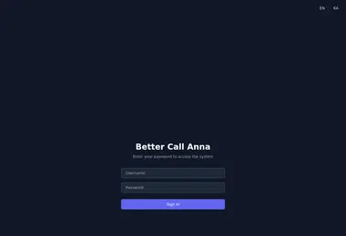 Screenshot of bettercallana.ge