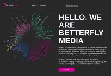 Screenshot of betterflymedia.ge