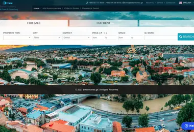 Screenshot of betterhomes.ge