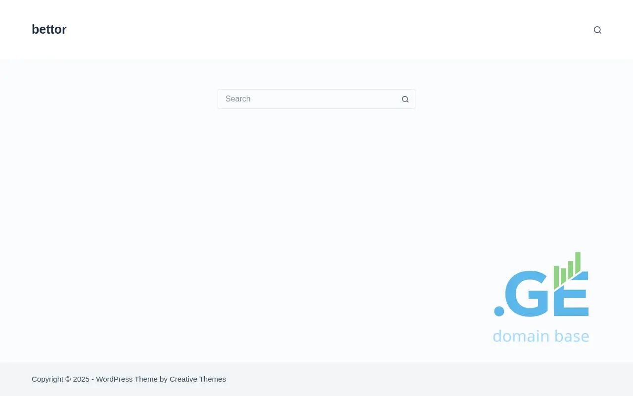 Screenshot of the site bettor.ge at 2025-10-04