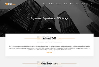 Screenshot of bgi.ge