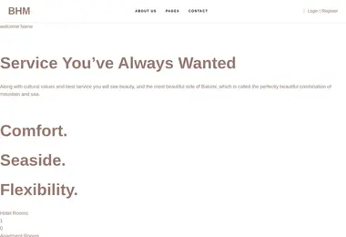 Screenshot of bhm.ge