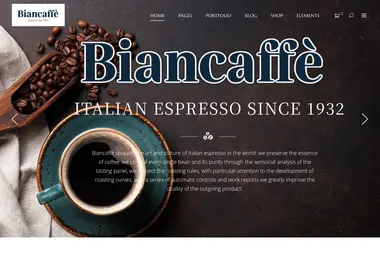 Скриншот biancaffe.ge