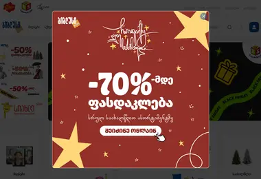 Screenshot of biblusi.ge