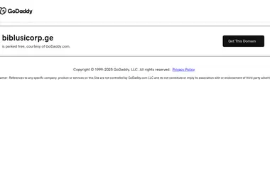 Screenshot of biblusicorp.ge