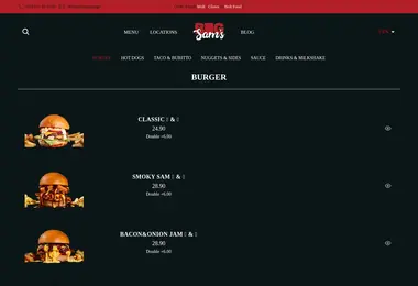 Screenshot of bigsams.ge