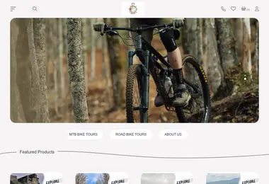 Скриншот biketours.ge