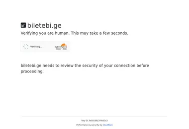 Screenshot of biletebi.ge