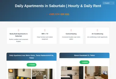 Скриншот binebi-dgiurad.ge