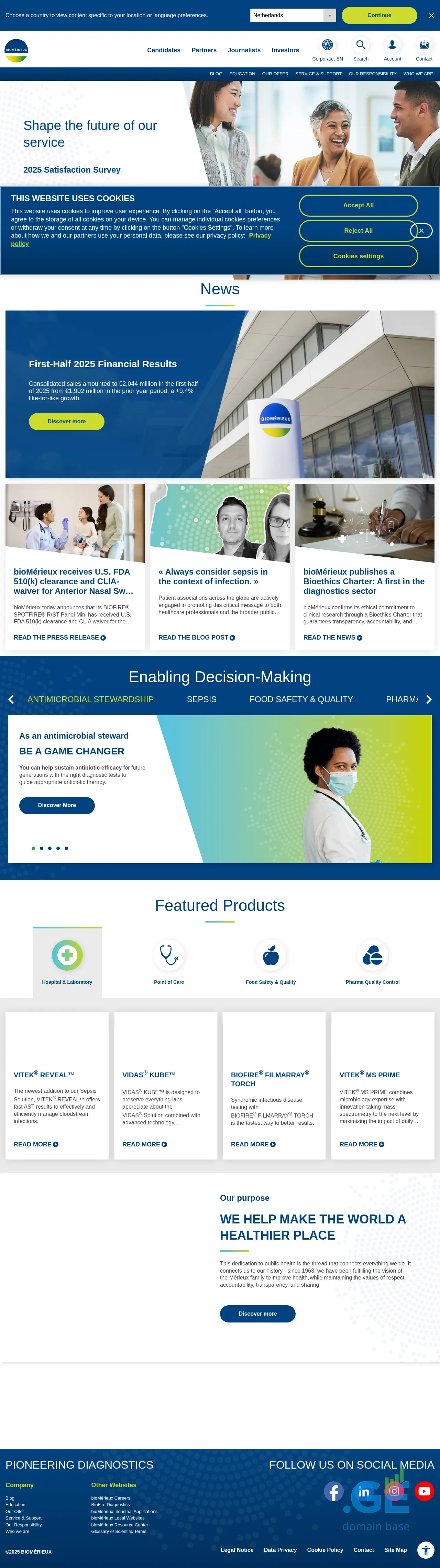 Screenshot of the site biomerieux.ge at 2025-10-04