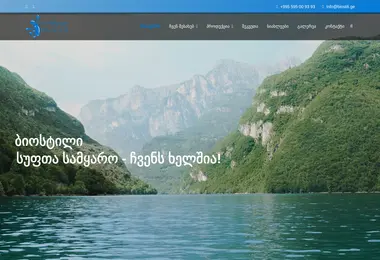 Скриншот biostili.ge