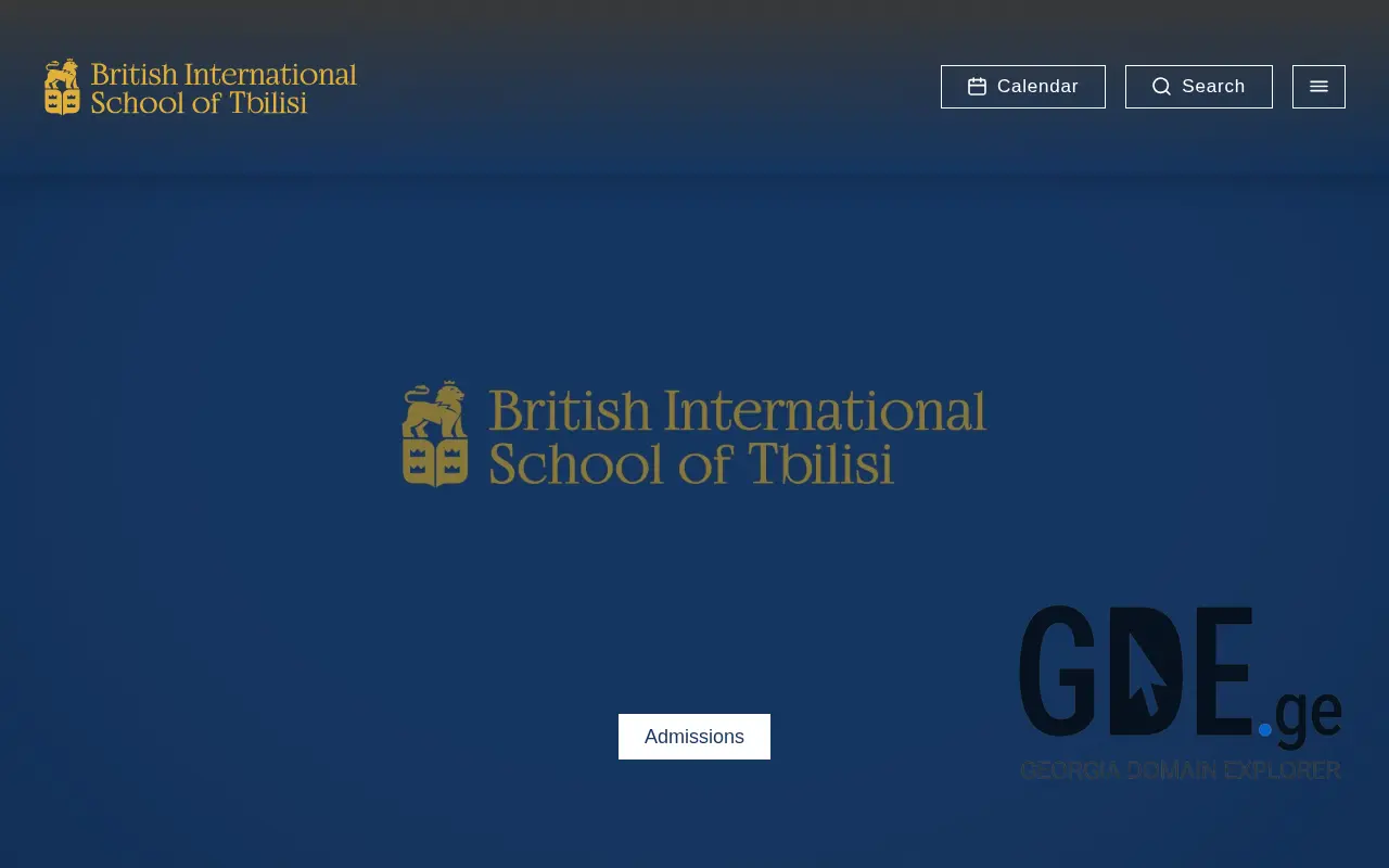 Screenshot of the site bist.ge at 2025-11-28