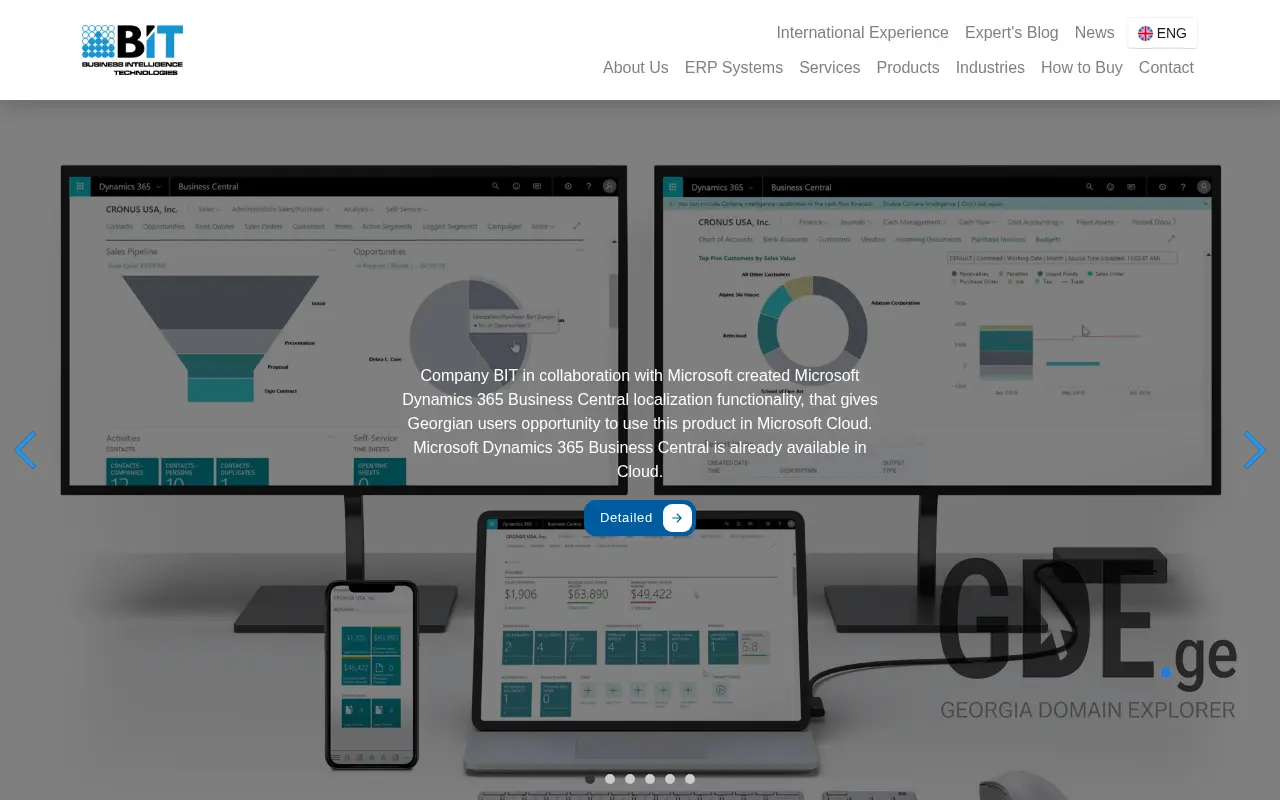 Screenshot of the site bit.ge at 2025-11-28