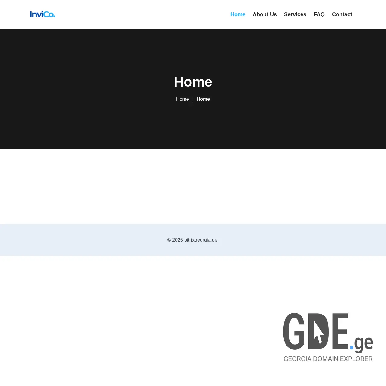 Screenshot of the site bitrixgeorgia.ge at 2025-12-17