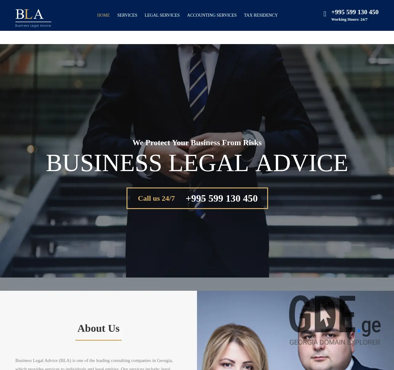 Screenshot of the site bla.ge at 2025-11-26