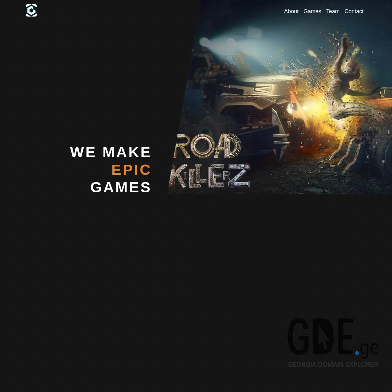 Screenshot of the site blackroomgames.ge at 2025-12-08